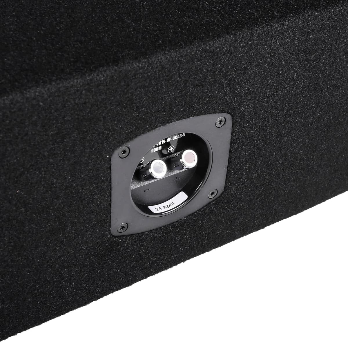 Featured Product Photo 5 for Dual 8" 2,400W Max Power Loaded Subwoofer Enclosure Compatible with 2019-2025 Chevrolet Silverado/GMC Sierra Double Cab Trucks