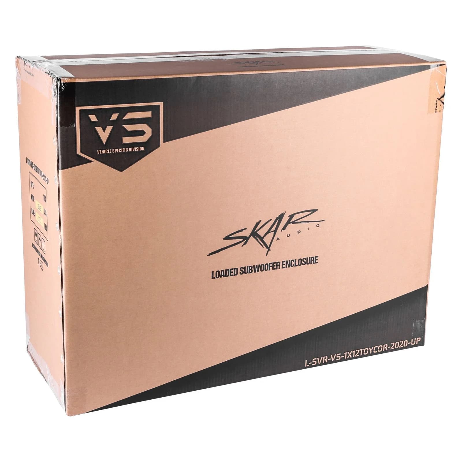 Featured Product Photo 6 for Single 12" 1,600W Max Power Loaded Subwoofer Enclosure Compatible with 2020-2025 Toyota Corolla Vehicles