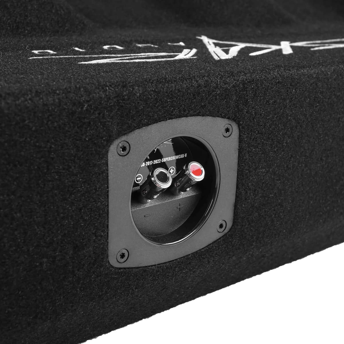 Featured Product Photo 6 for Quad 8" 3,200W Max Power Loaded Subwoofer Enclosure Compatible with 2017-2025 Ford Super Duty (F-250/350/450) SuperCrew Cab Trucks