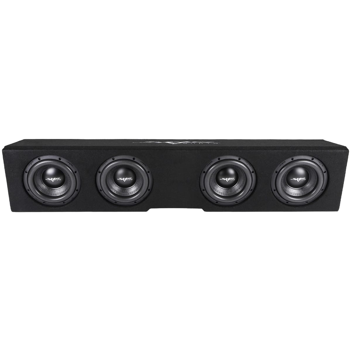 Quad 8" 3200W Max Power Loaded Ported Subwoofer Enclosure Compatible with 2019-2025 Chevy Silverado & GMC Sierra Crew Cab Trucks #2