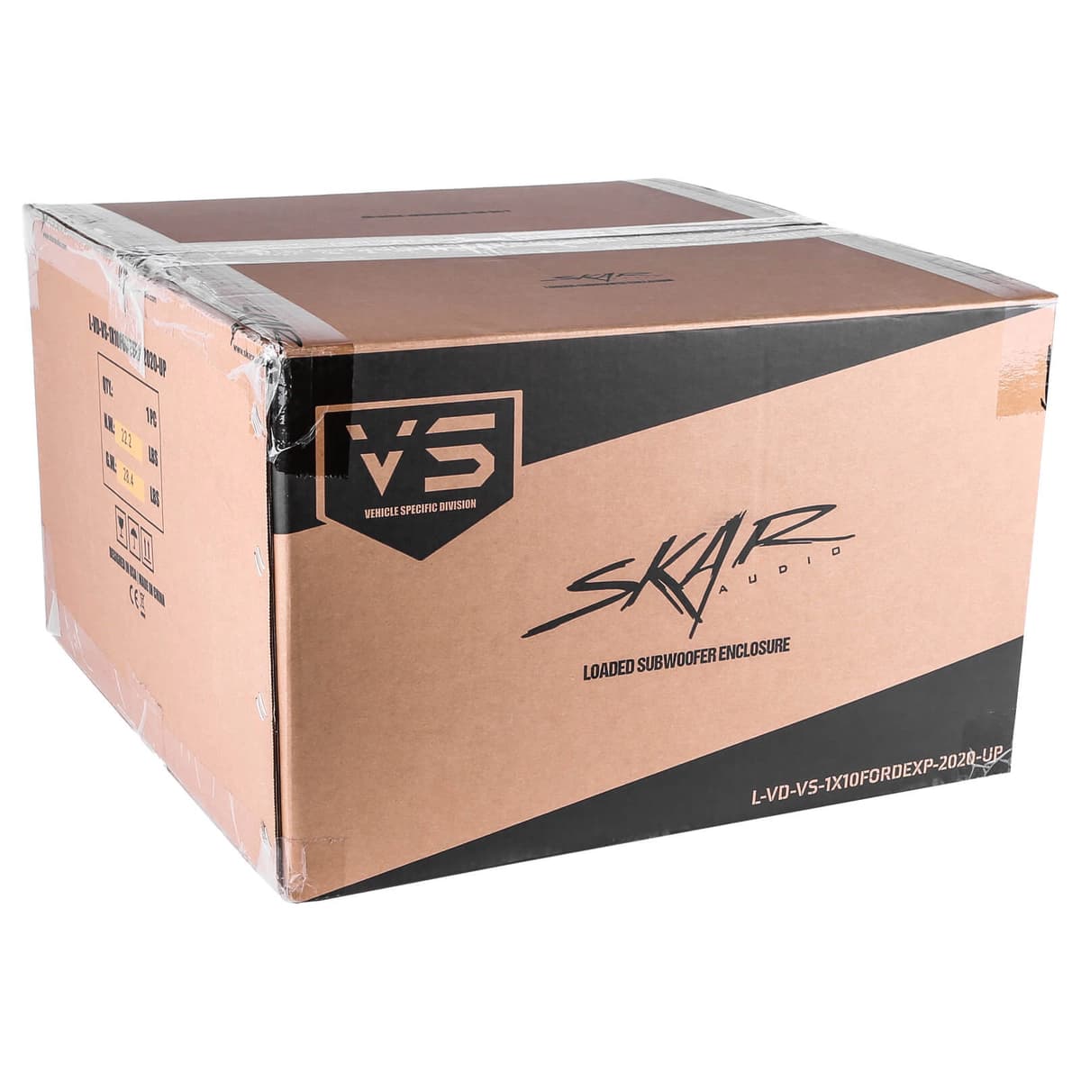 Featured Product Photo 7 for Single 10" 800W Max Power Loaded Subwoofer Enclosure Compatible with 2020-2025 Ford Explorer Vehicles