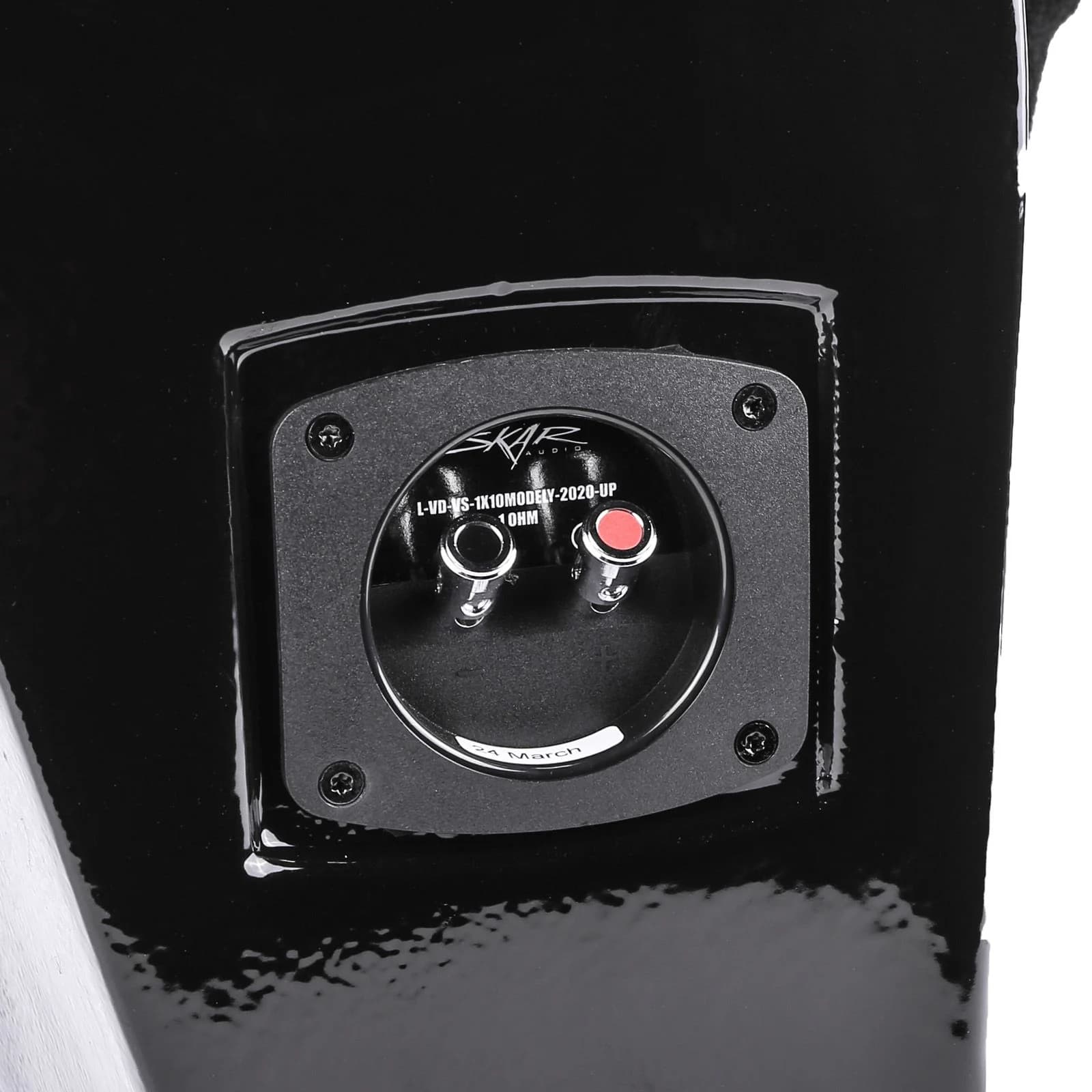 Featured Product Photo 5 for Single 10" 800W Max Power Loaded Subwoofer Enclosure Compatible with 2020-2024 Tesla Model Y Vehicles