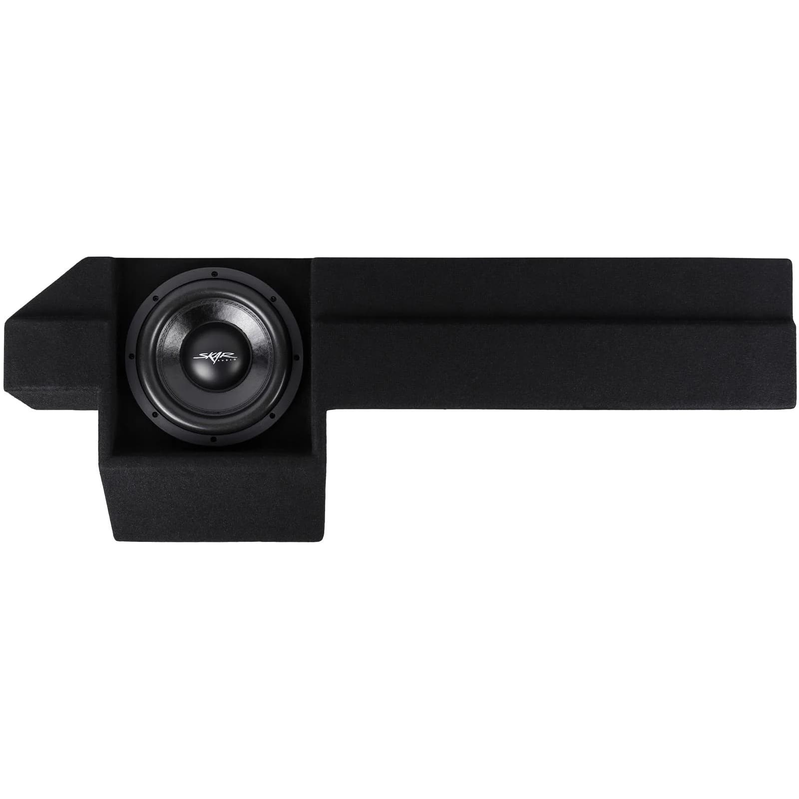 Featured Product Photo 1 for Single 10" 800W Max Power Loaded Subwoofer Enclosure Compatible with 2019-2024 Ram 1500 (5th Gen) Crew Cab Trucks