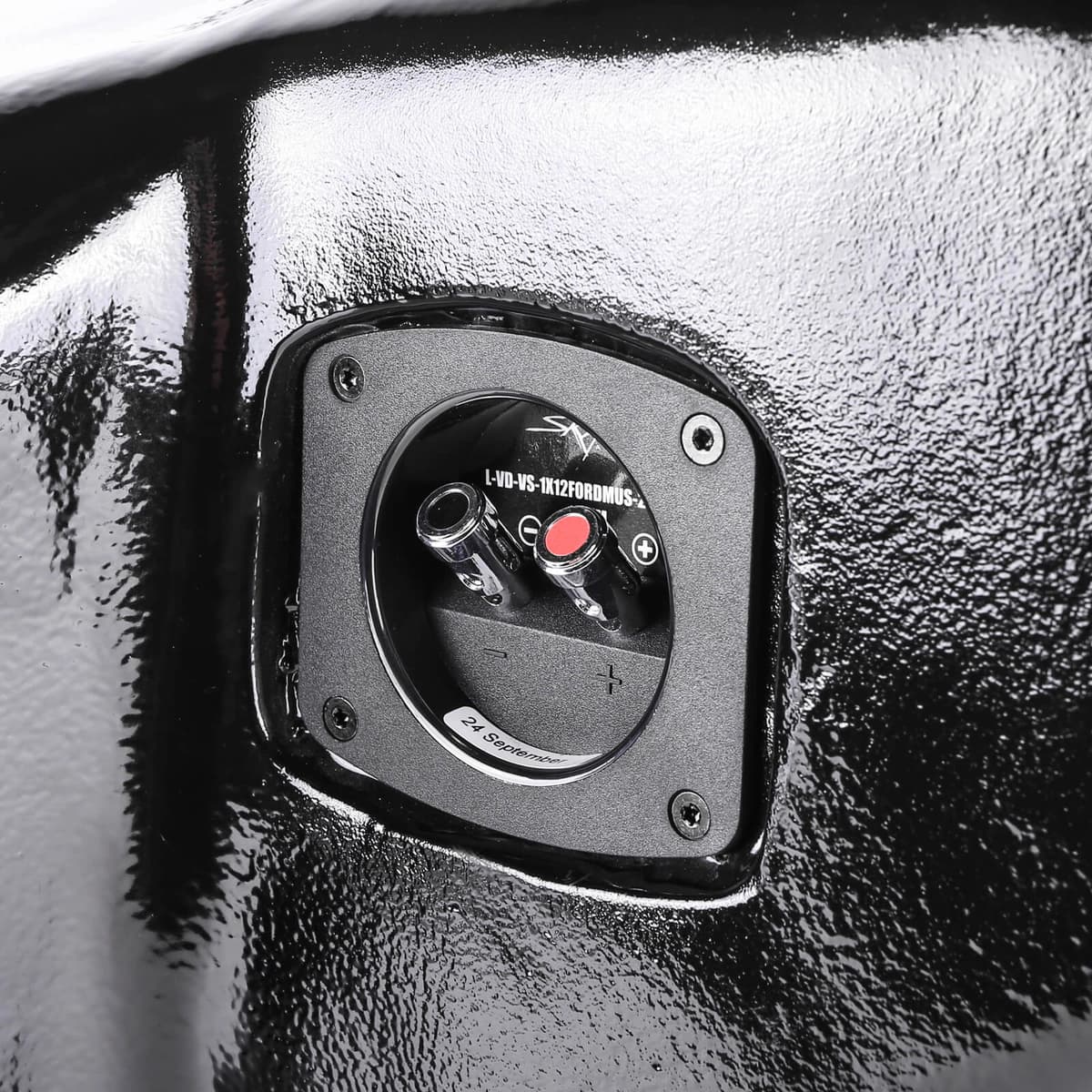 Featured Product Photo 4 for Single 12" 800W Max Power Loaded Subwoofer Enclosure Compatible with 2015-2025 Ford Mustang Hardtop Vehicles