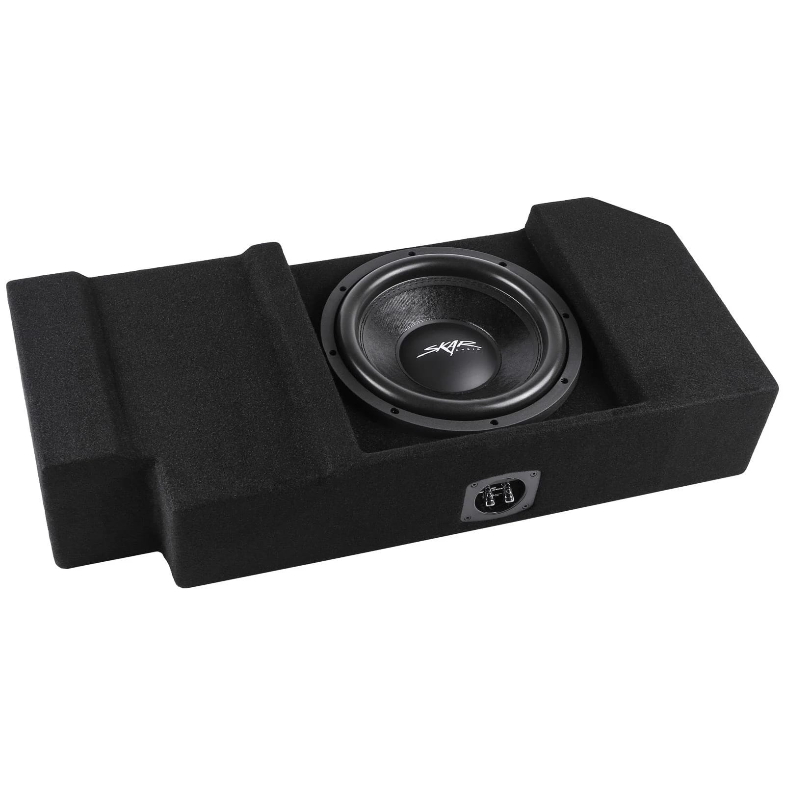 Single 12" 800W Max Power Loaded Ported Subwoofer Enclosure Compatible with 2019-2025 Chevy Silverado & GMC Sierra Crew Cab Trucks #1