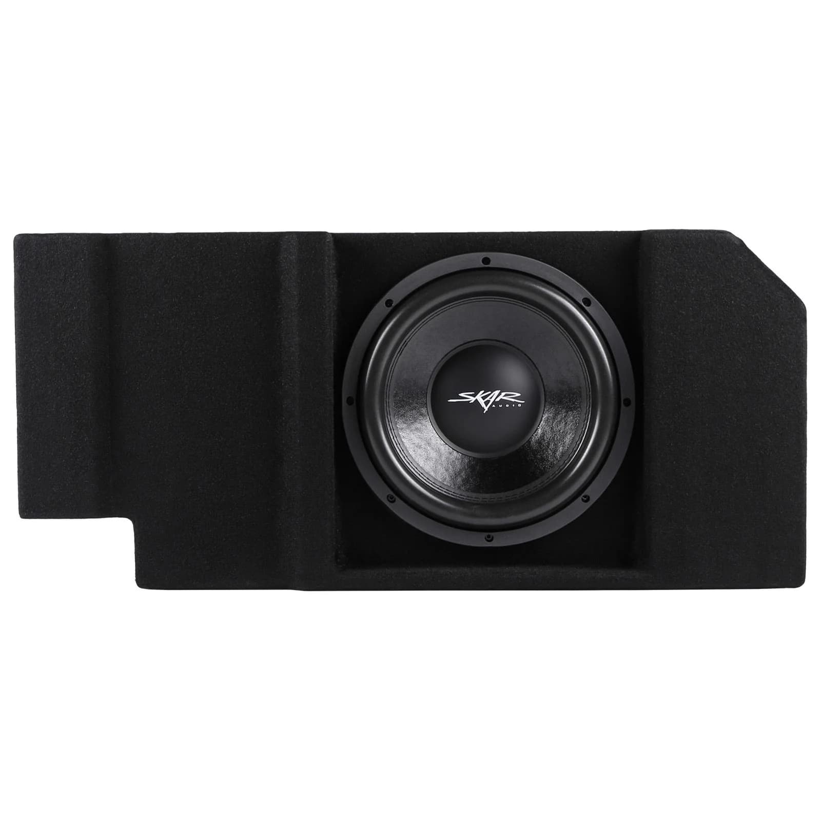 Featured Product Photo 1 for Single 12" 800W Max Power Loaded Ported Subwoofer Enclosure Compatible with 2019-2025 Chevy Silverado & GMC Sierra Crew Cab Trucks