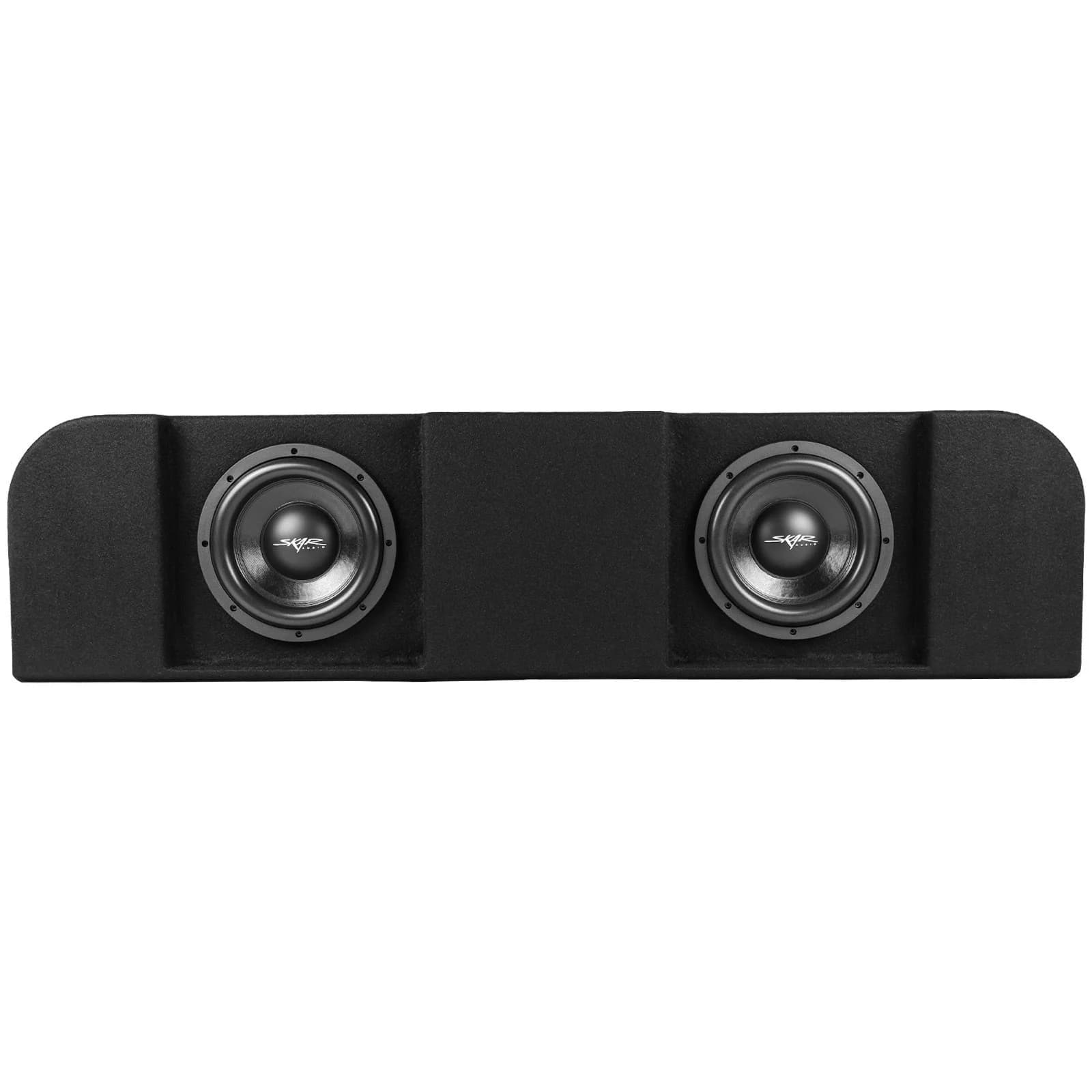 Featured Product Photo 1 for Dual 10" 1,600W Max Power Loaded Subwoofer Enclosure Compatible with 2015-2026 Ford F-150 Super Crew Cab Trucks