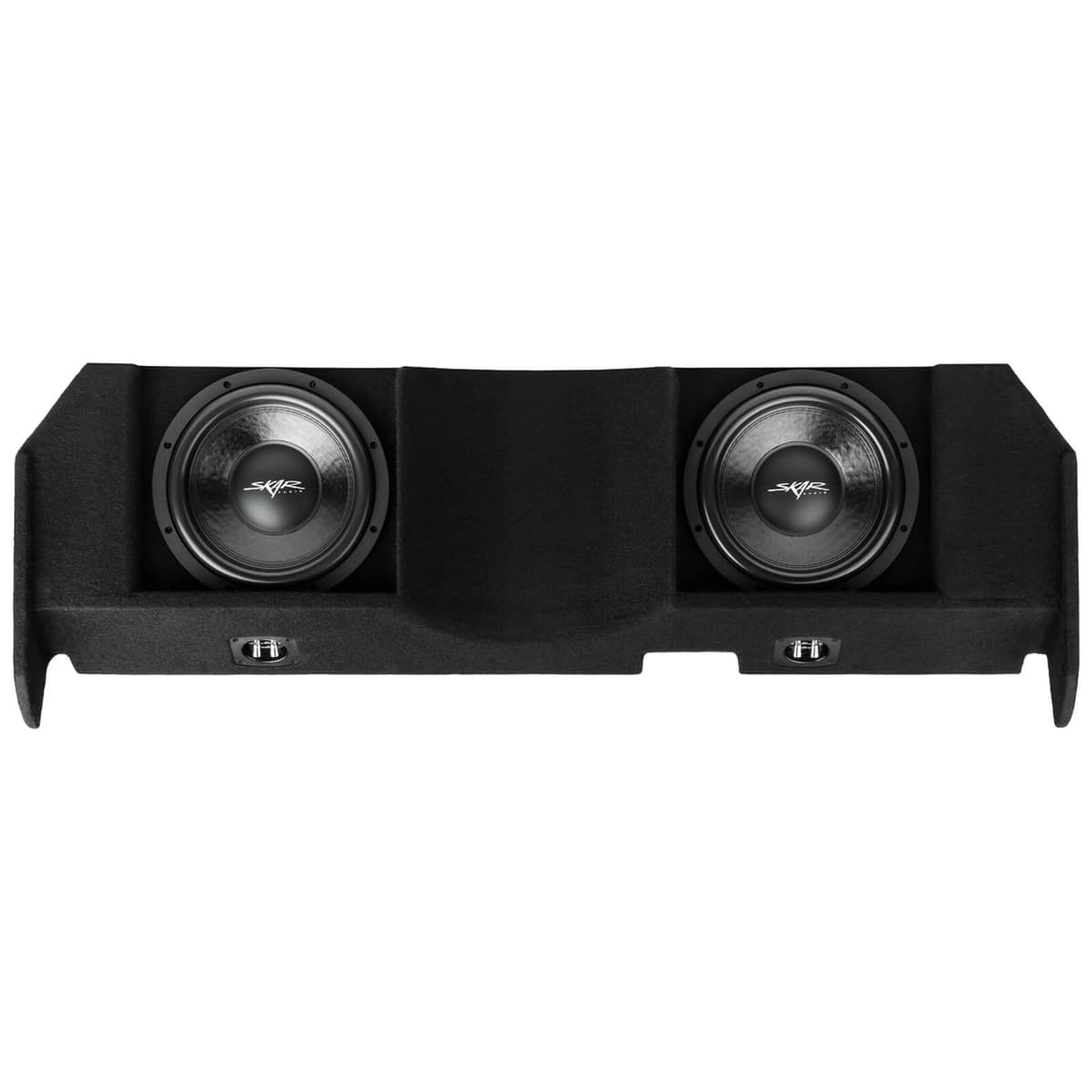 Featured Product Photo 1 for Dual 12" 1,600W Max Power Loaded Subwoofer Enclosure Compatible with 2004-2015 Nissan Titan Crew Cab Trucks