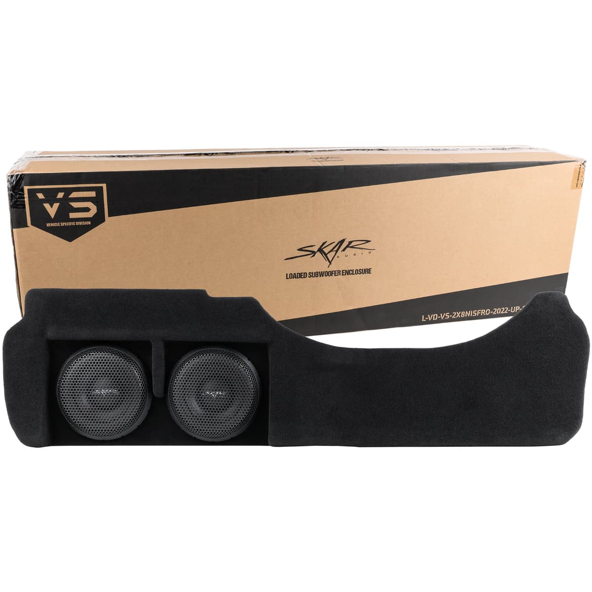 Featured Product Photo 8 for Dual 8" 1,200W Max Power Loaded Subwoofer Enclosure Compatible with 2022-2025 Nissan Frontier Crew Cab Trucks