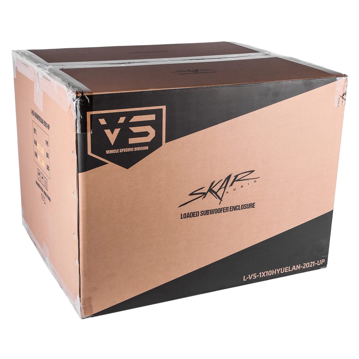 Single 10" 1,000W Max Power Loaded Subwoofer Enclosure Compatible with 2021-2025 Hyundai Elantra Vehicles #9