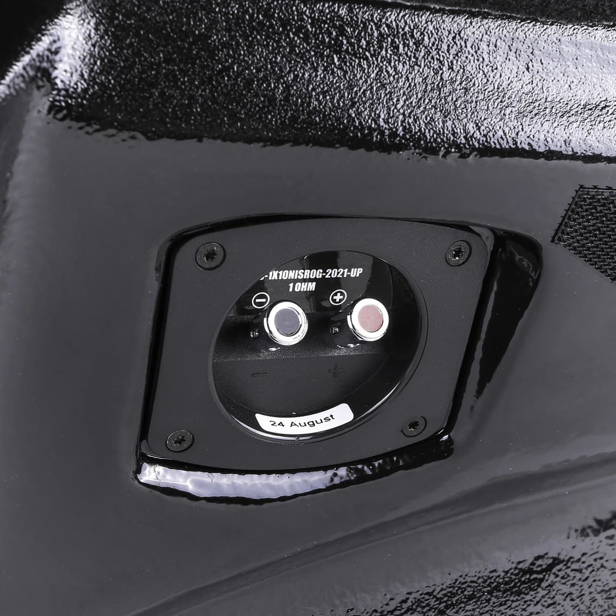 Featured Product Photo 6 for Single 10" 1,000W Max Power Loaded Subwoofer Enclosure Compatible with 2021-2025 Nissan Rogue Vehicles