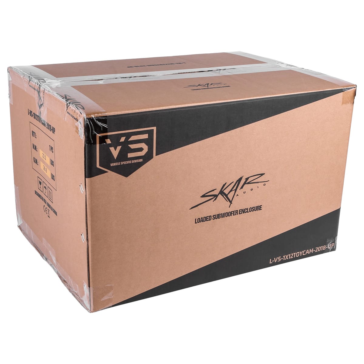 Single 12" 1,000W Max Power Loaded Subwoofer Enclosure Compatible with 2018-2025 Toyota Camry Vehicles #8