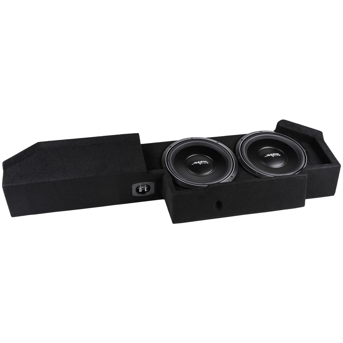 Dual 12" 2,000W Max Power Loaded Ported Subwoofer Enclosure Compatible with 2019-2025 Chevrolet Silverado/GMC Sierra Double Cab Trucks #1