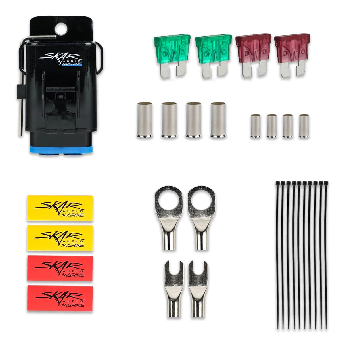 Featured Product Photo 8 for SKM8GAOFC | 8 Gauge - 800 Watt OFC Marine Grade Amplifier Wiring Kit