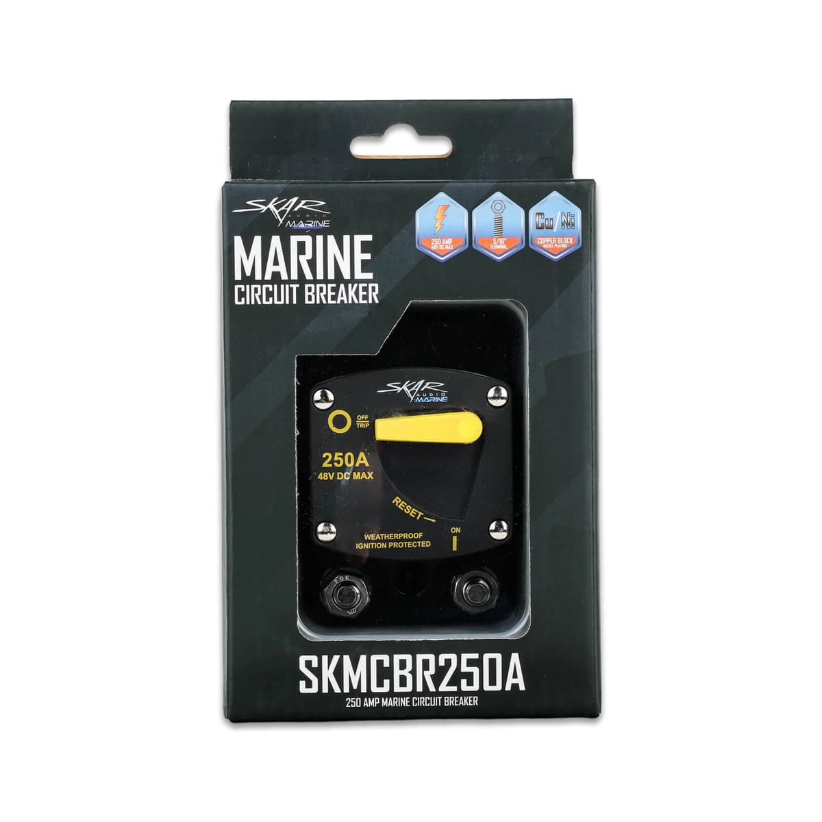 Featured Product Photo 5 for SKMCBR250A | 250 Amp Marine Grade Circuit Breaker