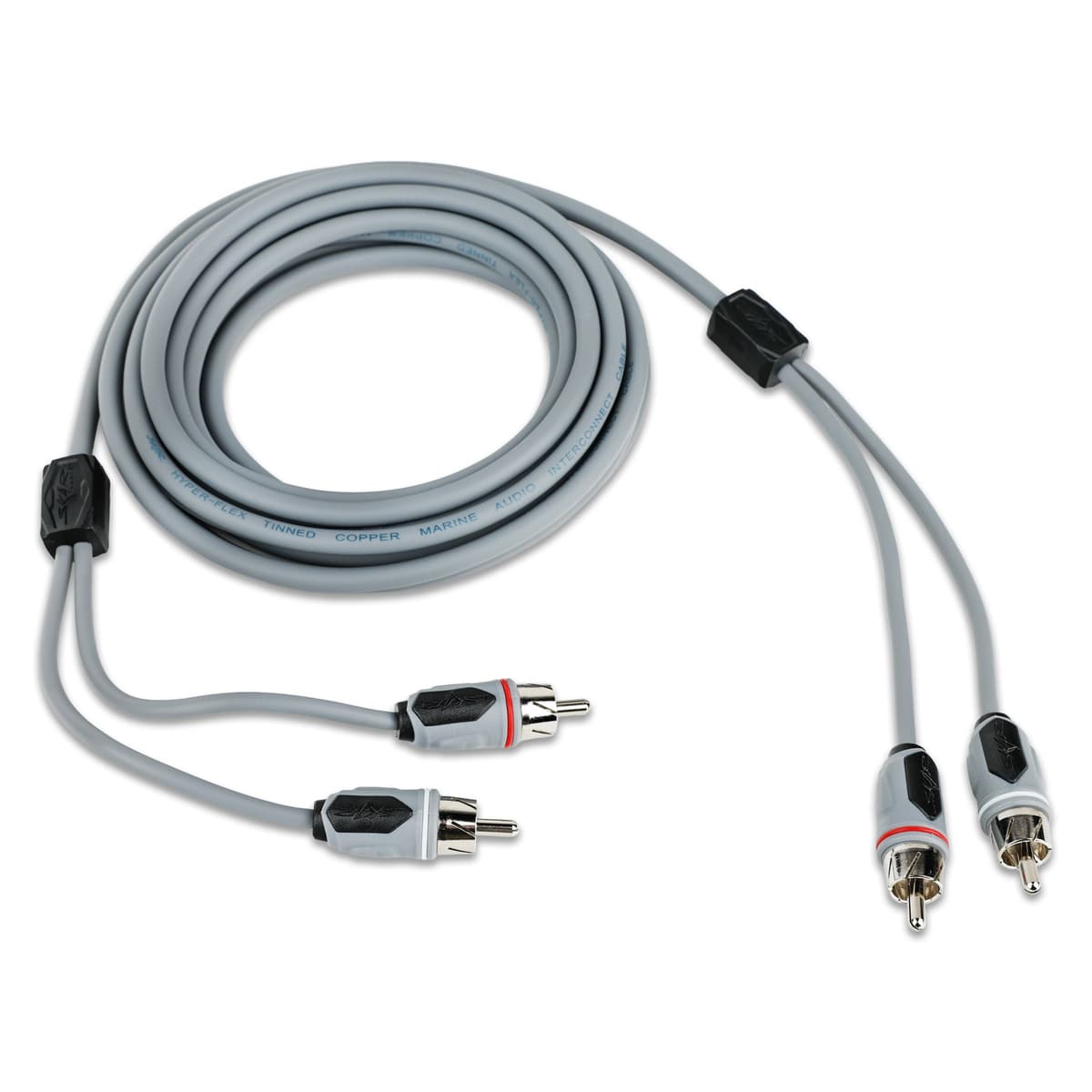 Featured Product Photo 2 for SKM2CHRCA12 | 12 Ft 2-Channel Marine Grade RCA Interconnect Cable