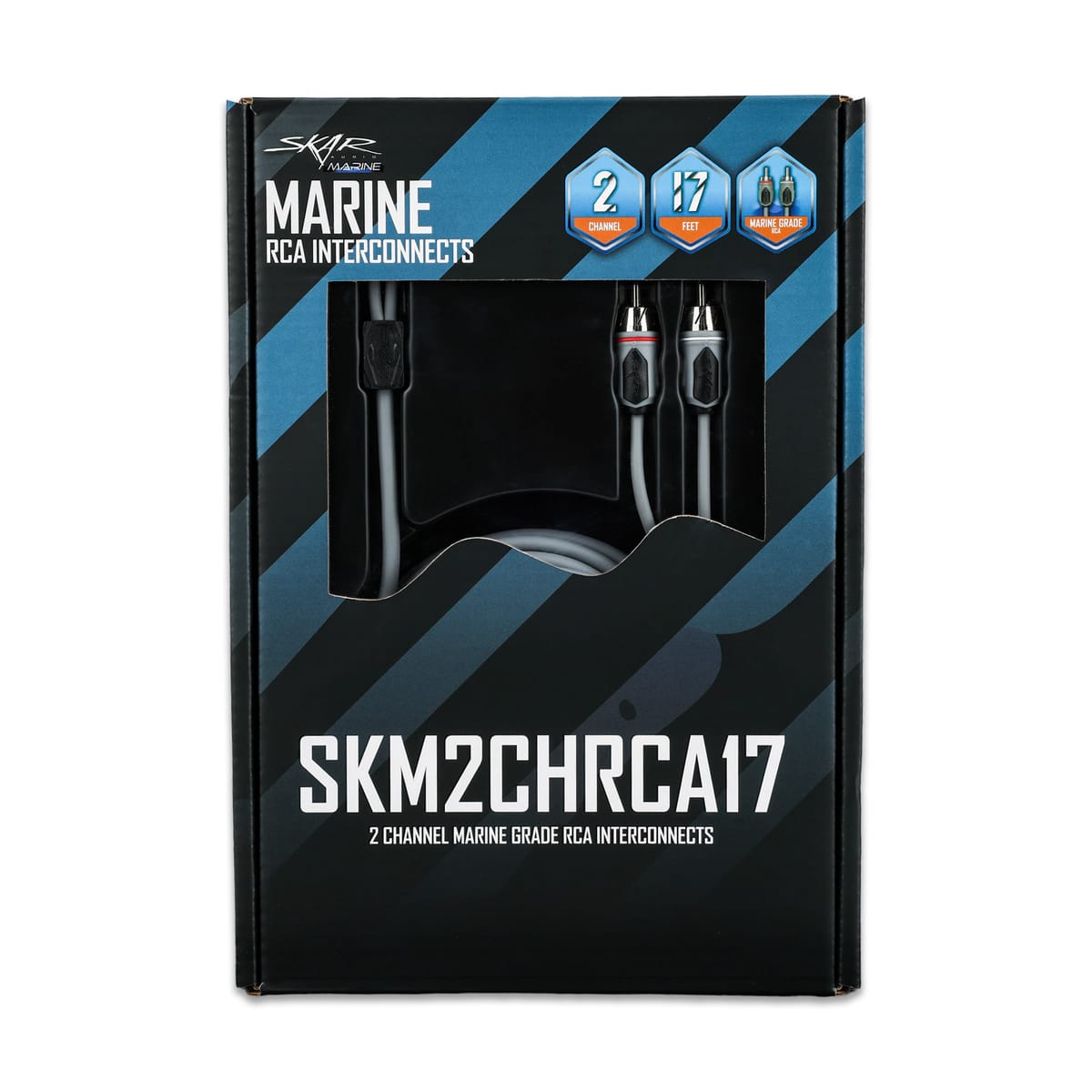 SKM2CHRCA17 | 17 Ft 2-Channel Marine Grade RCA Interconnect Cable #6