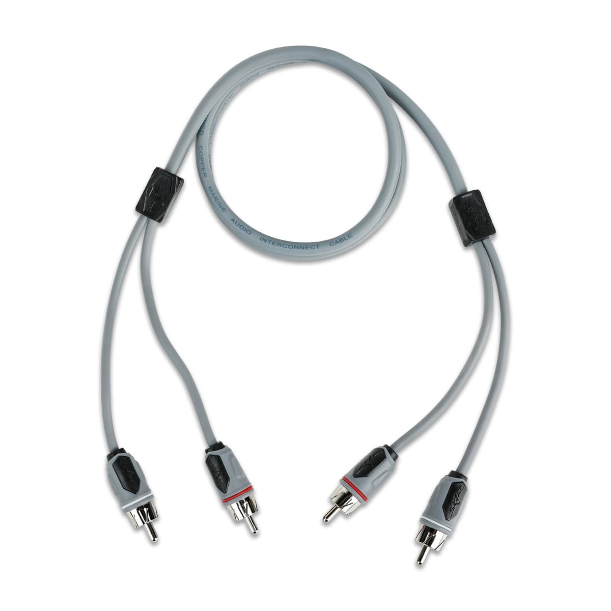 Featured Product Photo for SKM2CHRCA3 | 3 Ft 2-Channel Marine Grade RCA Interconnect Cable
