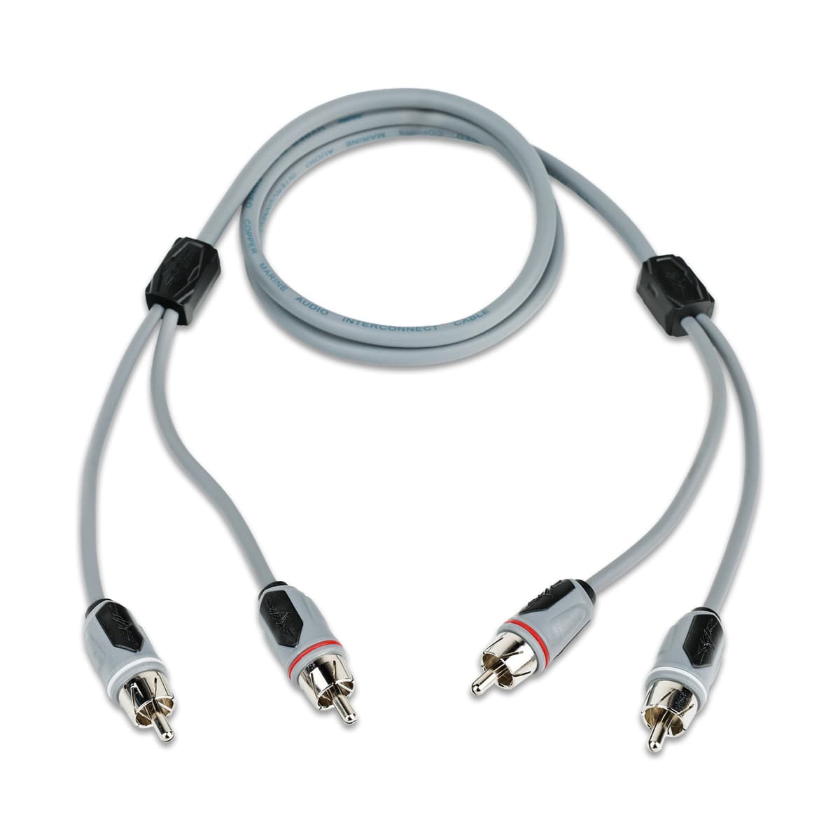 Featured Product Photo 2 for SKM2CHRCA3 | 3 Ft 2-Channel Marine Grade RCA Interconnect Cable