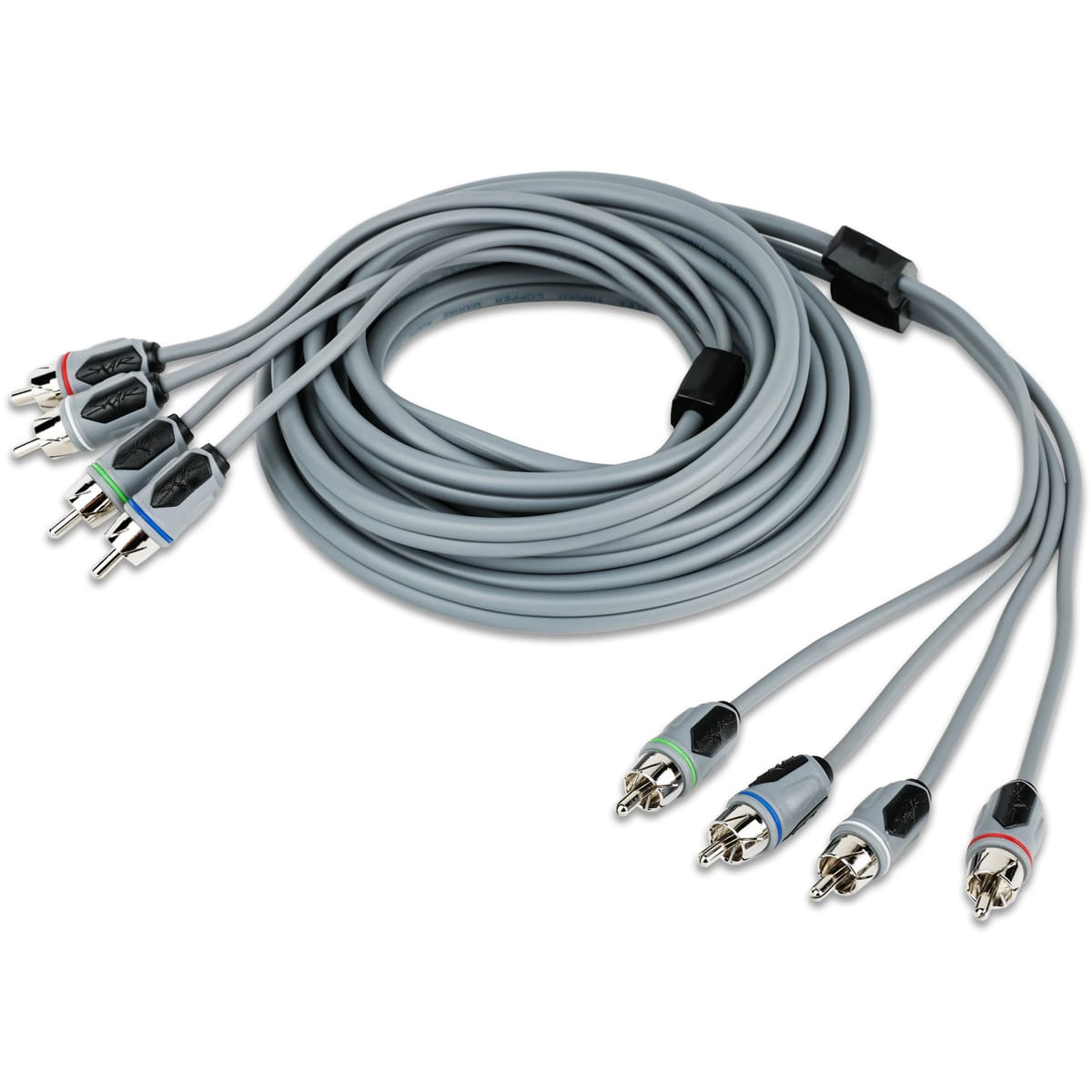 SKM4CHRCA12 | 12 Ft 4-Channel Marine Grade RCA Interconnect Cable #3