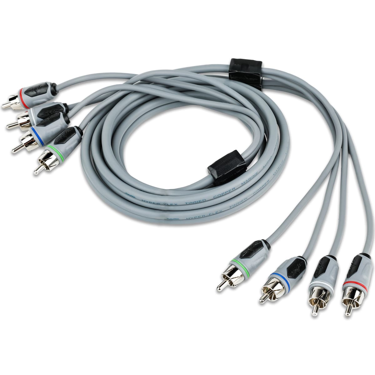 SKM4CHRCA6 | 6 Ft 4-Channel Marine Grade RCA Interconnect Cable #3