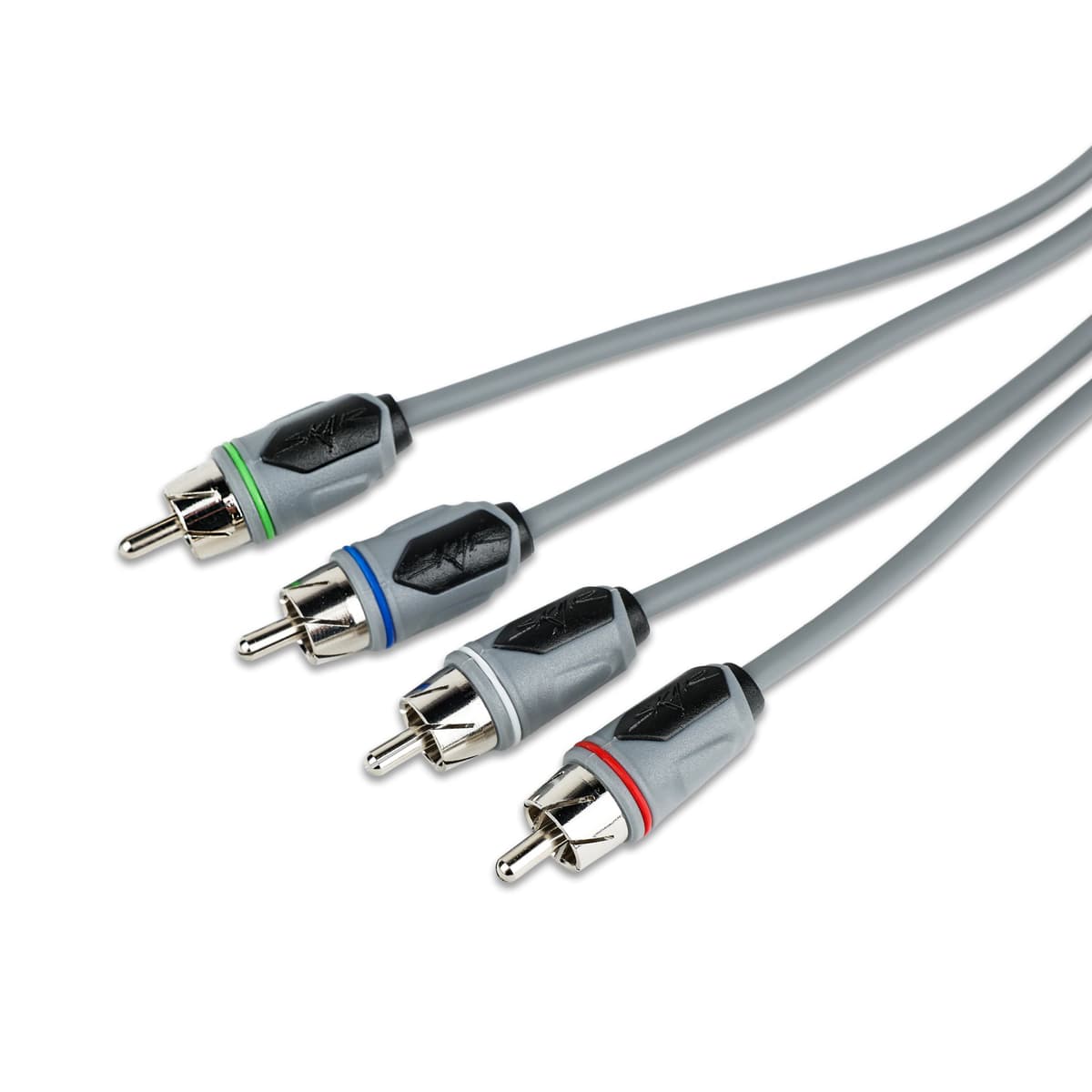 Featured Product Photo 3 for SKM4CHRCA6 | 6 Ft 4-Channel Marine Grade RCA Interconnect Cable