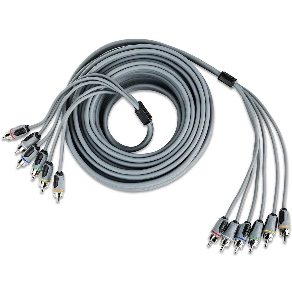 SKM6CHRCA25 | 25 Ft 6-Channel Marine Grade RCA Interconnect Cable #1