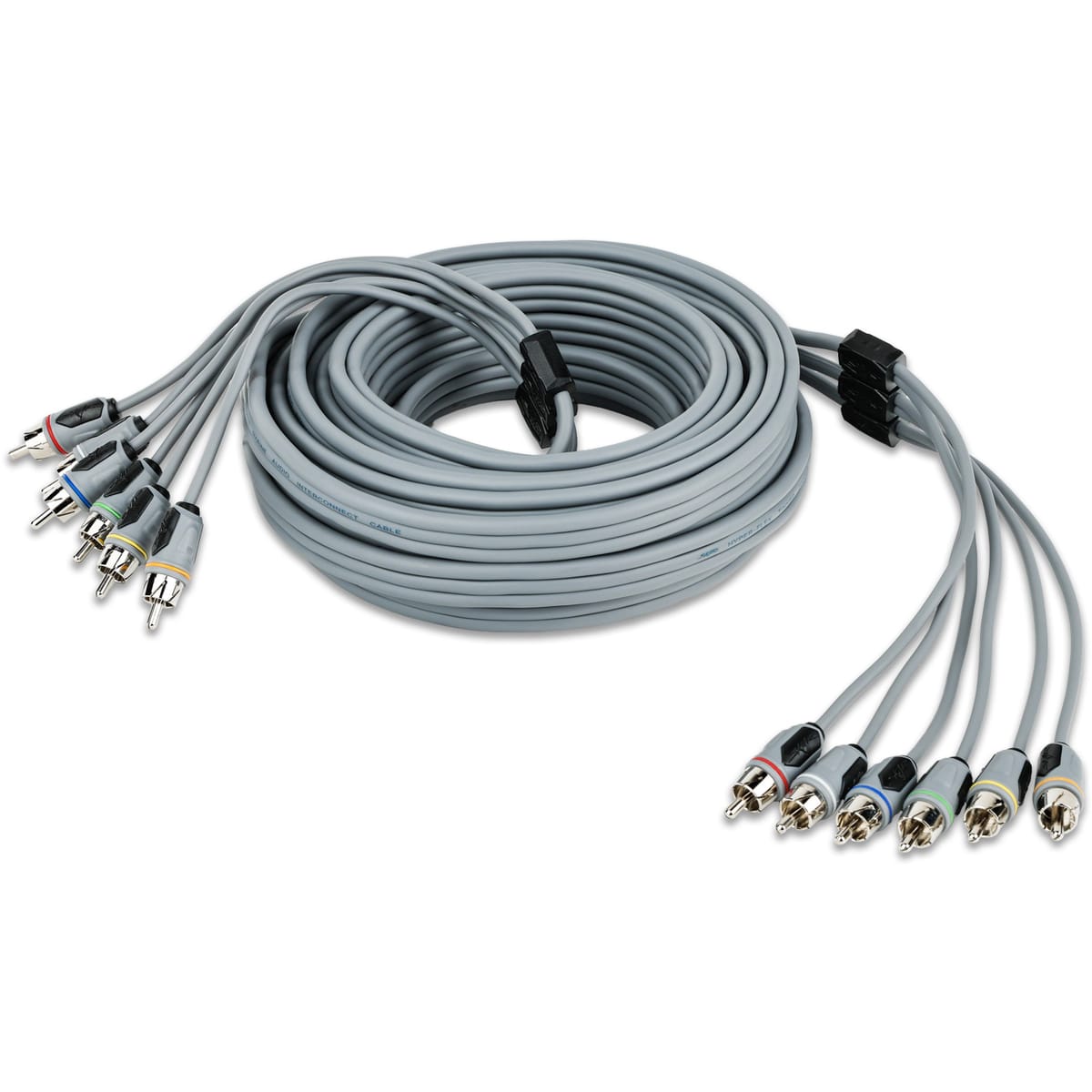 SKM6CHRCA25 | 25 Ft 6-Channel Marine Grade RCA Interconnect Cable #3
