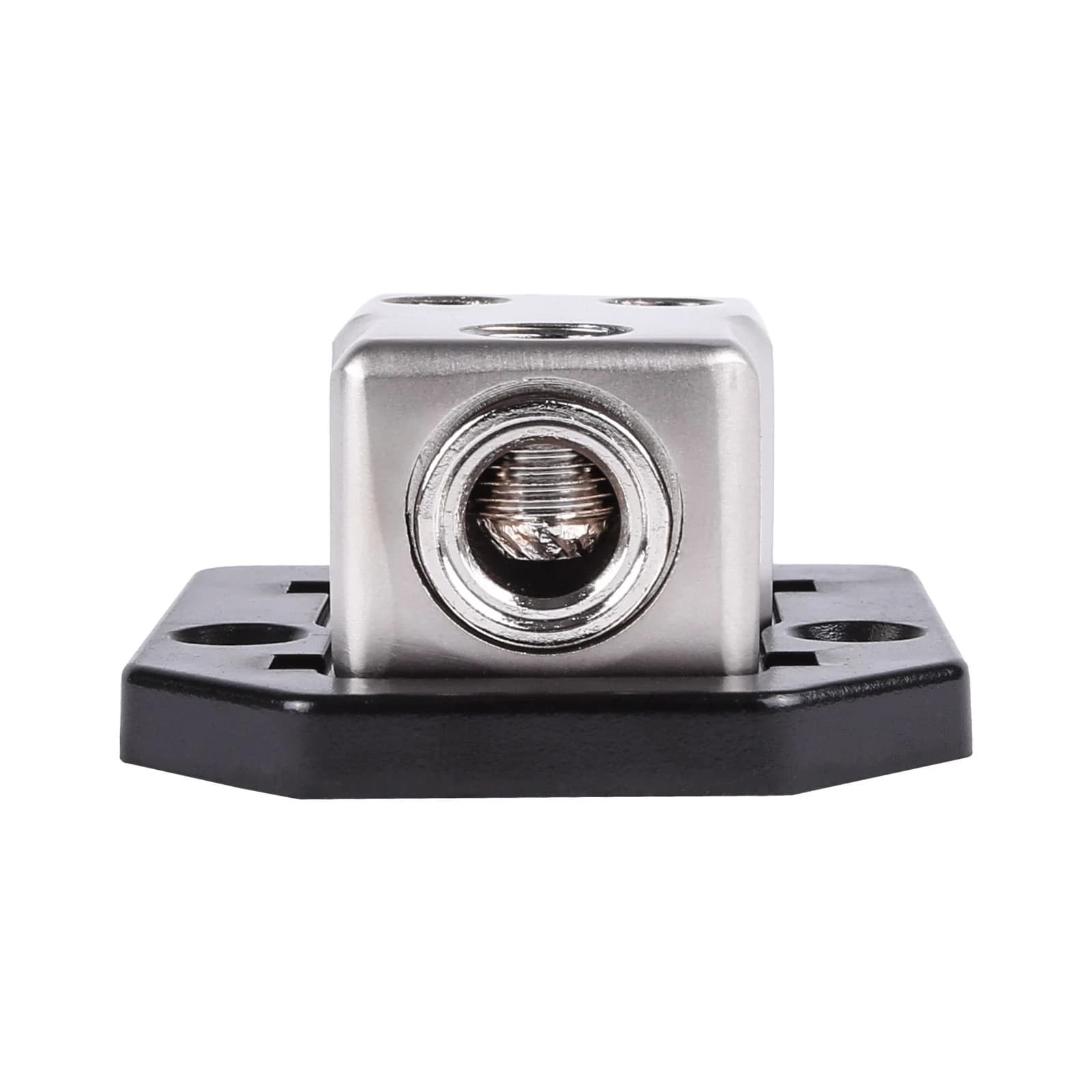 Featured Product Photo 2 for SK-DIST-BLK1 | Single 0/4 Gauge to Dual 4/8 Gauge Power Distribution Block