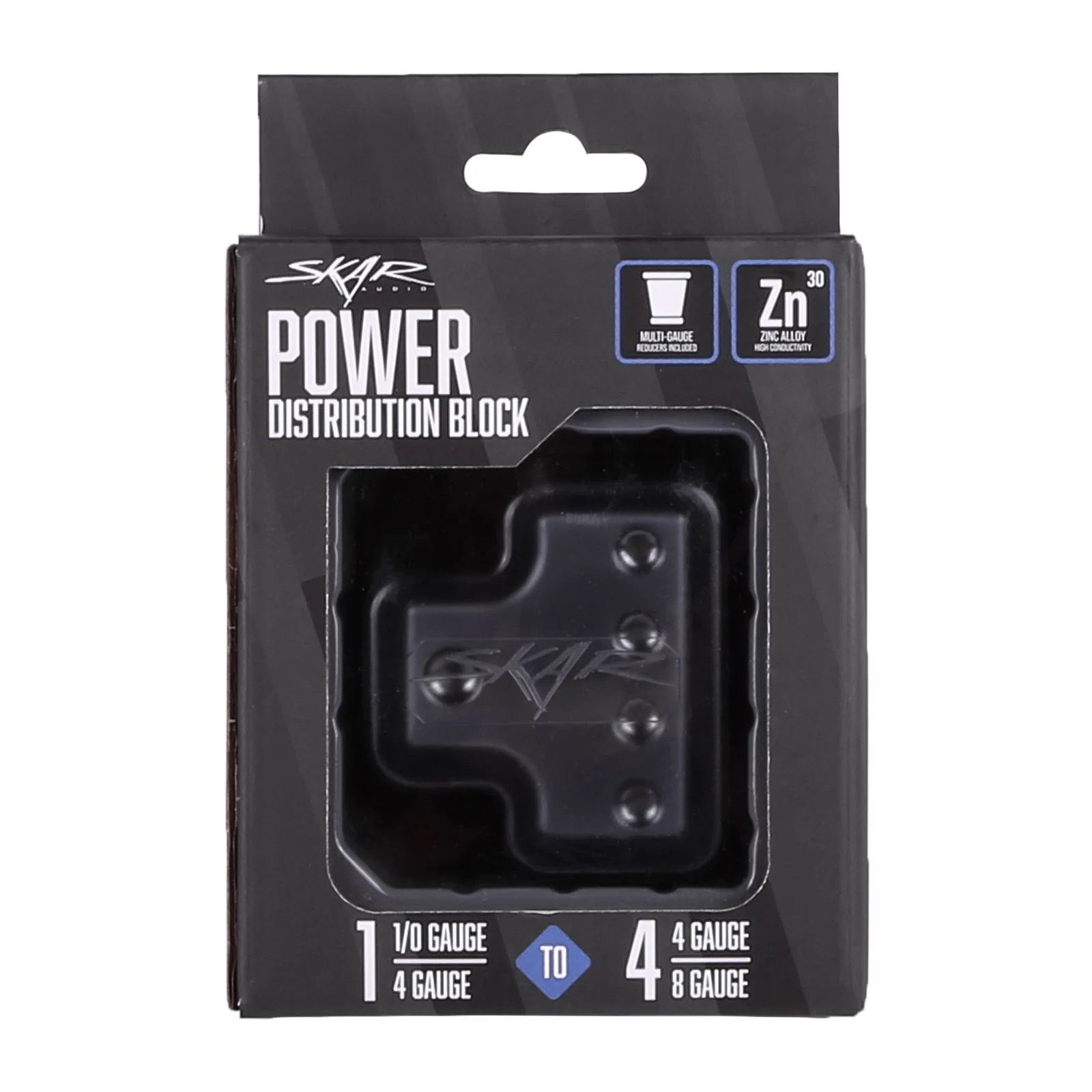 SK-DIST-BLK2 | Single 0/4 Gauge to Quad 4/8 Gauge Power Distribution Block #9
