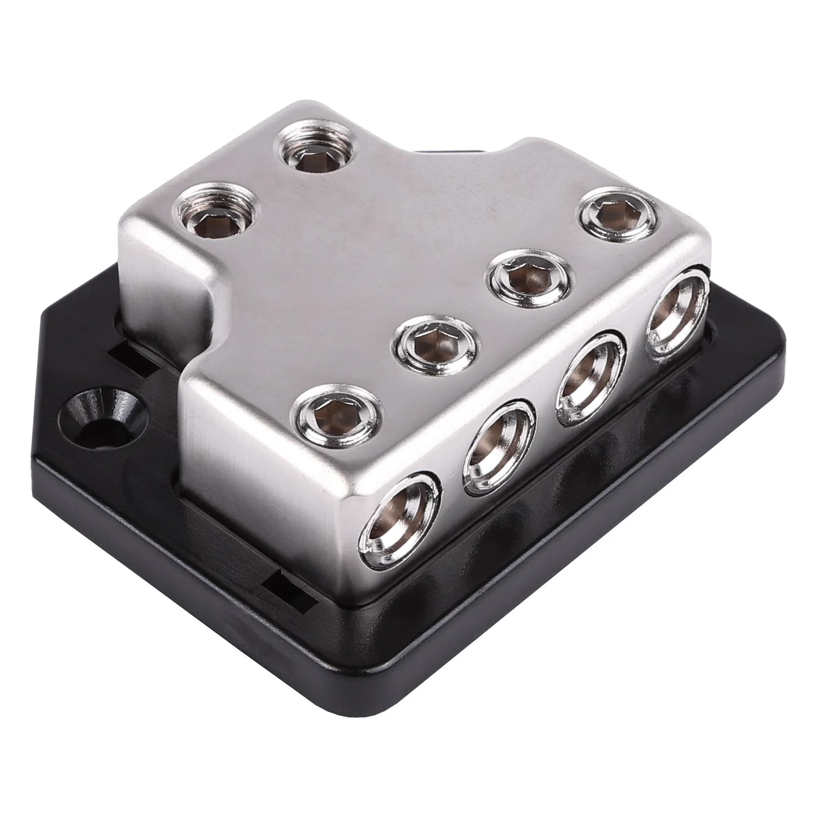 SK-DIST-BLK5 | Dual 4 Gauge to Quad 4/8 Gauge Power Distribution Block #1