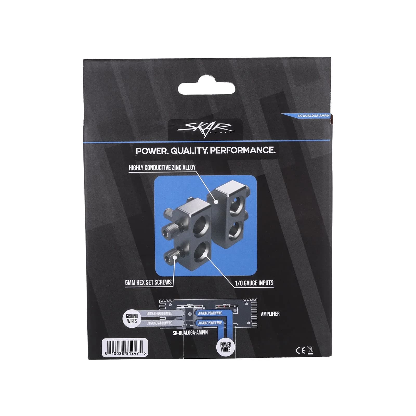 Featured Product Photo 6 for SK-DUAL0GA-AMPIN | Dual 1/0 Gauge to 1/0 Gauge Amplifier Input Adapters