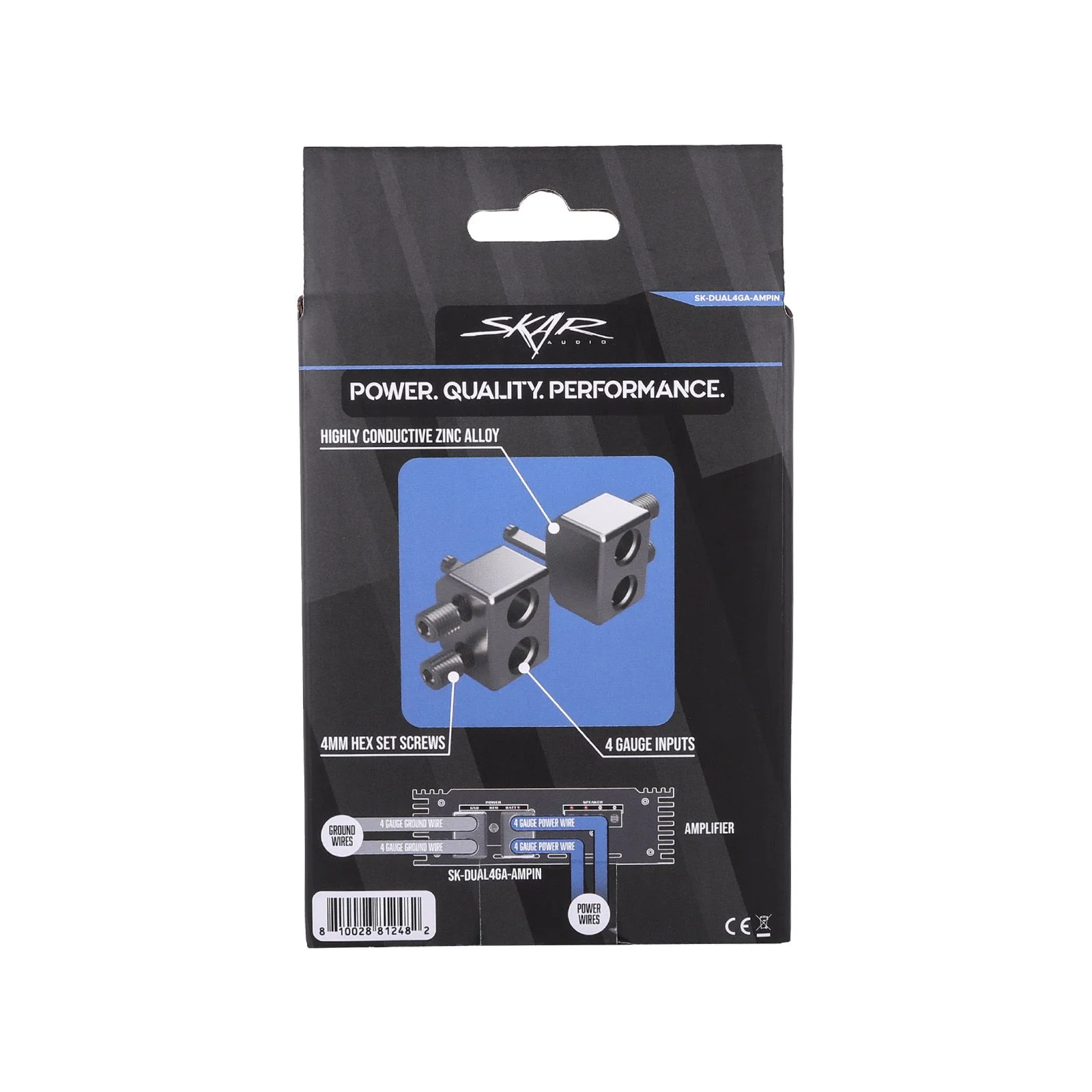 SK-DUAL4GA-AMPIN | Dual 4 Gauge to 4 Gauge Amplifier Input Adapters #7