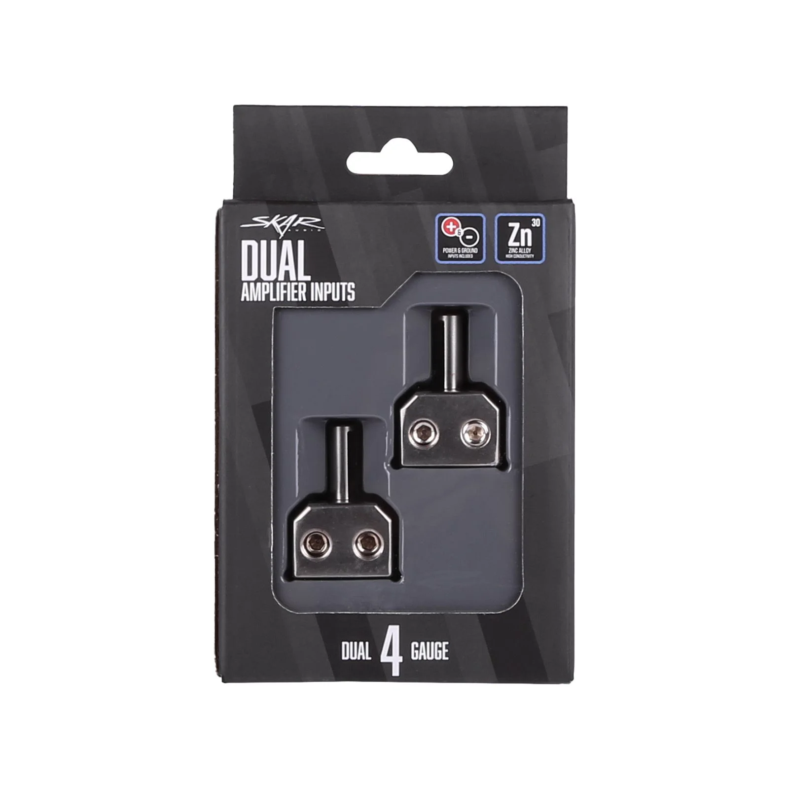 SK-DUAL4GA-AMPIN | Dual 4 Gauge to 4 Gauge Amplifier Input Adapters #8