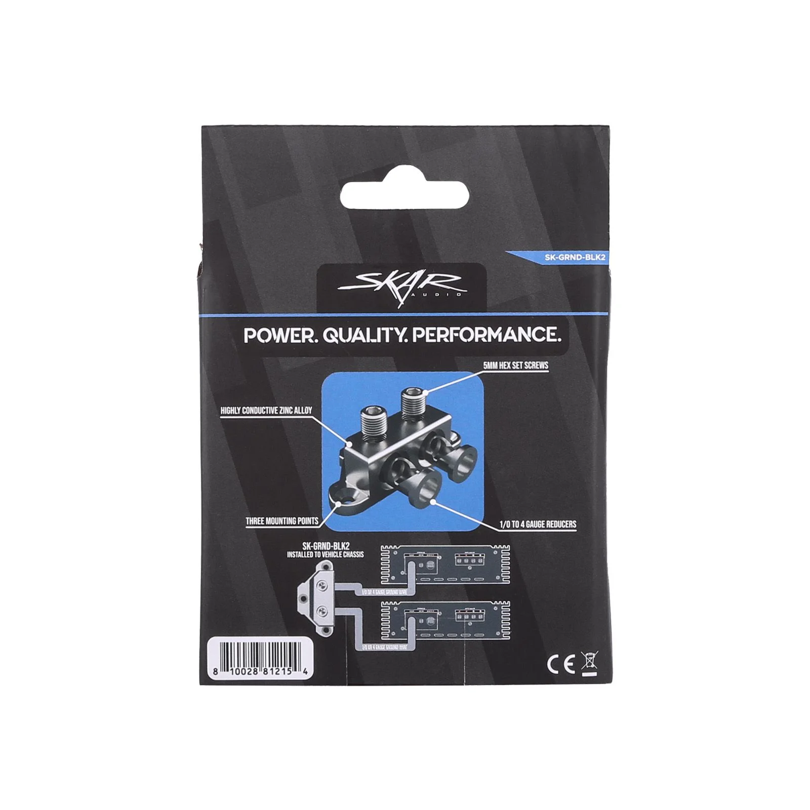 SK-GRND-BLK2 | Dual 1/0 or 4 Gauge Ground Termination Block #7