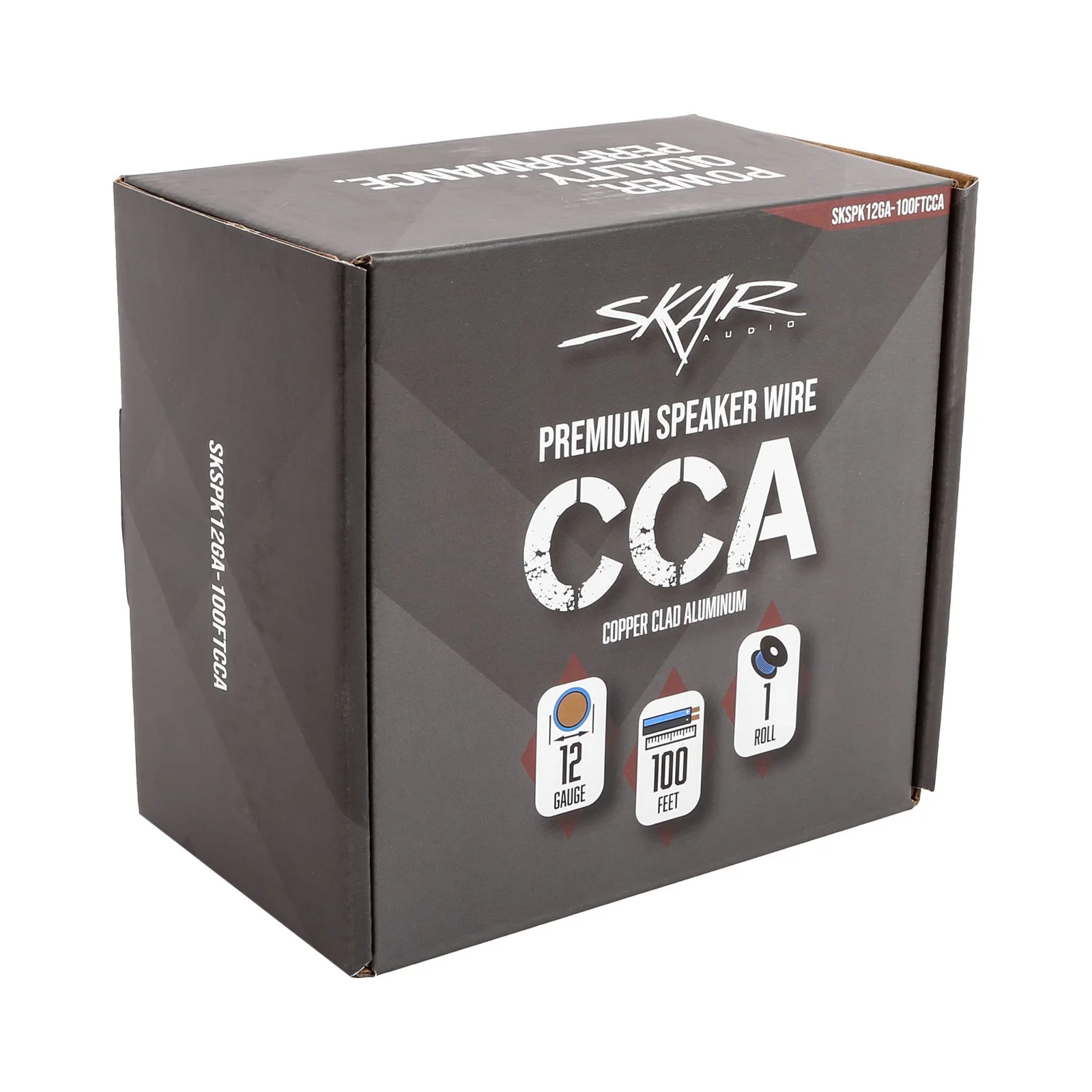 12-Gauge Performance Series (CCA) Speaker Wire - Blue/Brown #7