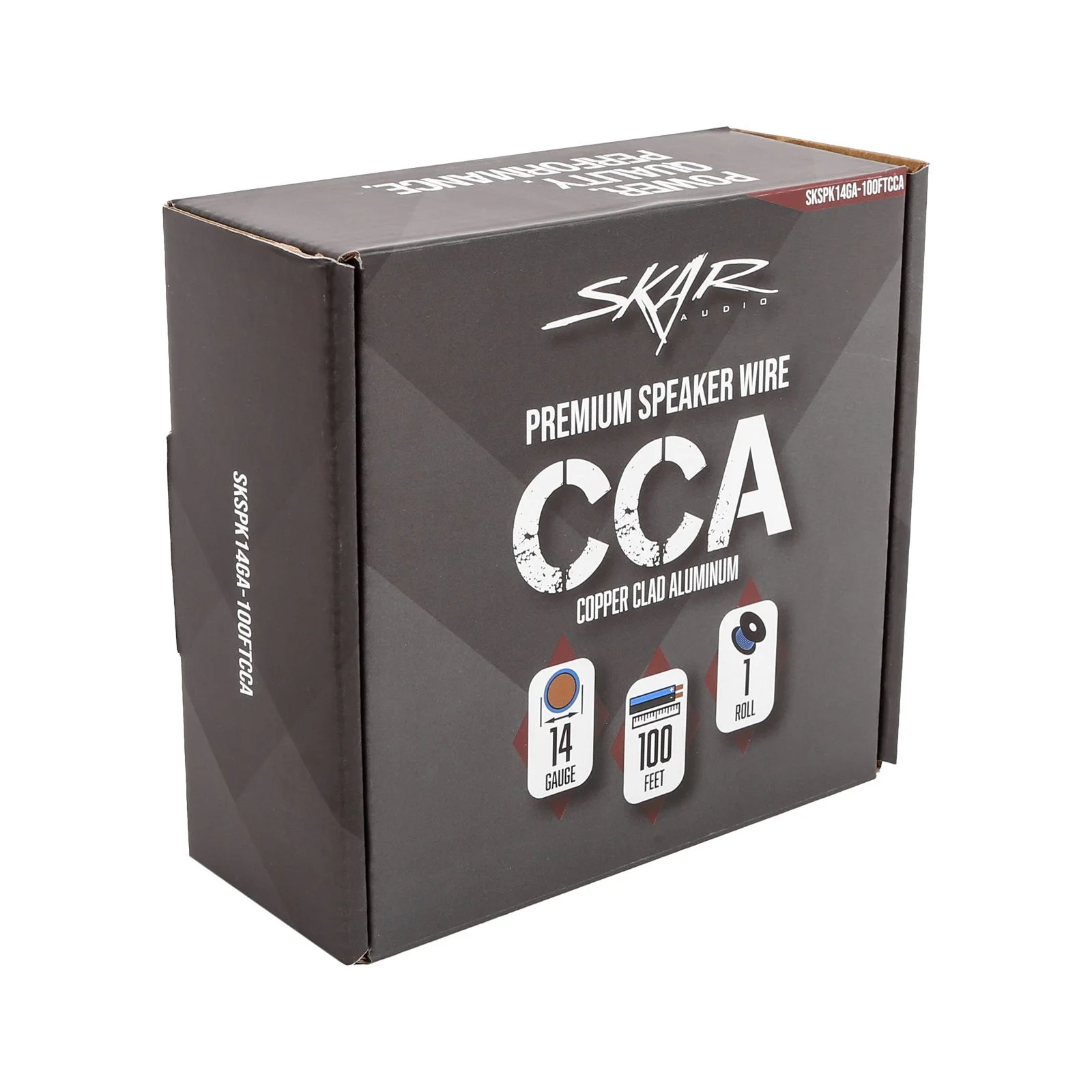 14-Gauge Performance Series (CCA) Speaker Wire - Blue/Brown #7