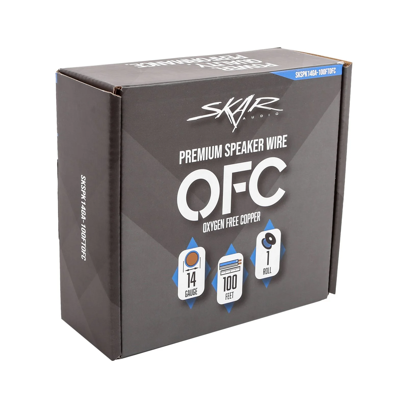 14-Gauge Elite Series Max-Flex (OFC) Speaker Wire - Blue/White #7