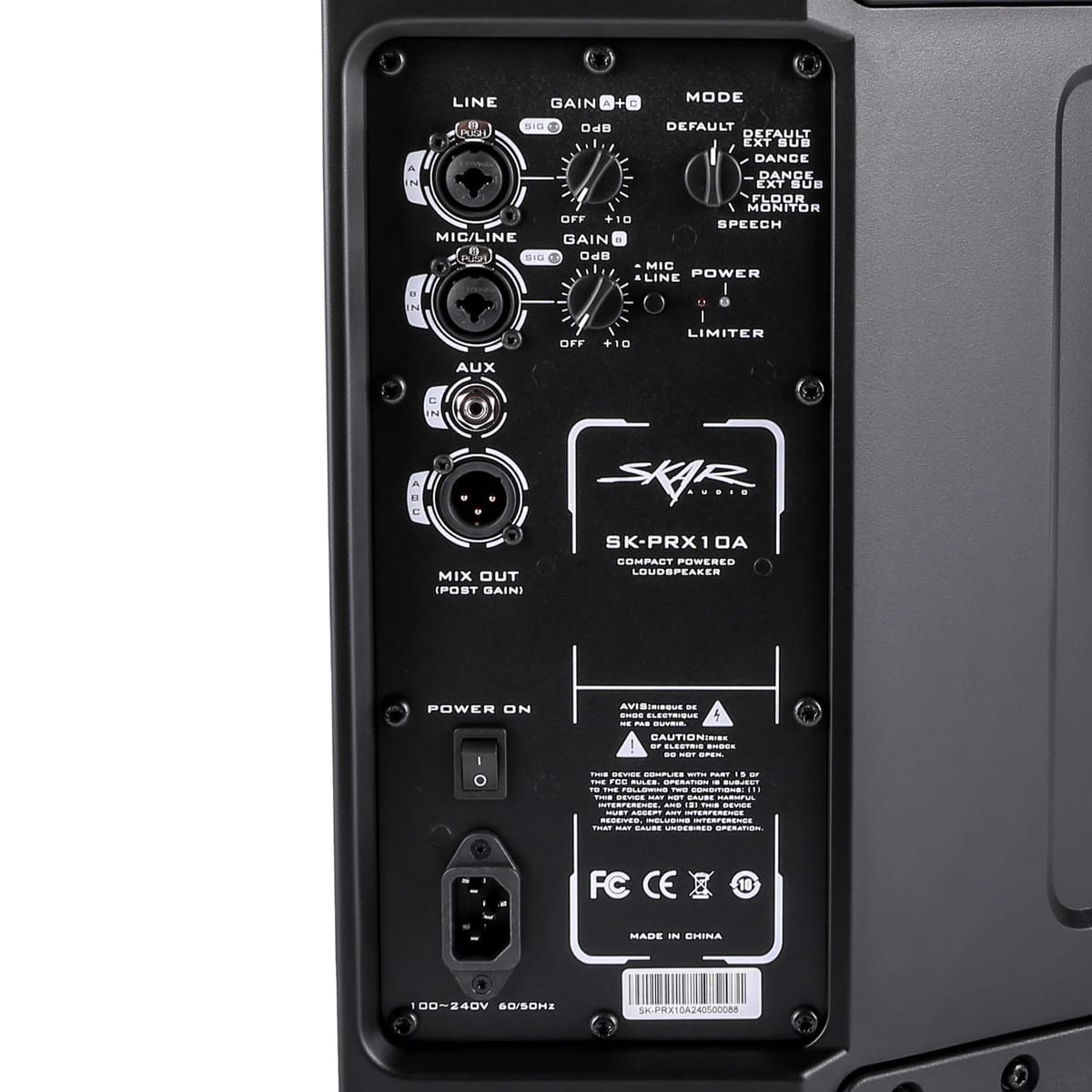 SK-PRX10A | 10" 1000 Watt Active 2-Way PA Loudspeaker #4