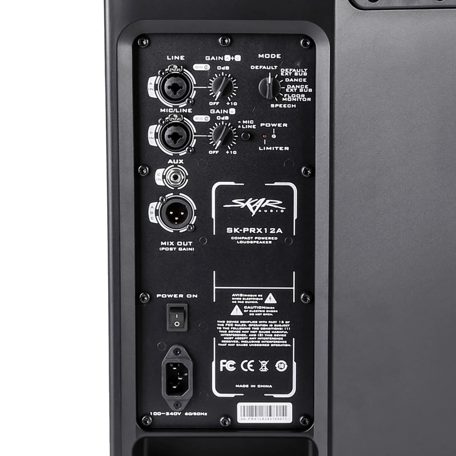 Featured Product Photo 3 for SK-PRX12A | 12" 1000 Watt Active 2-Way PA Loudspeaker