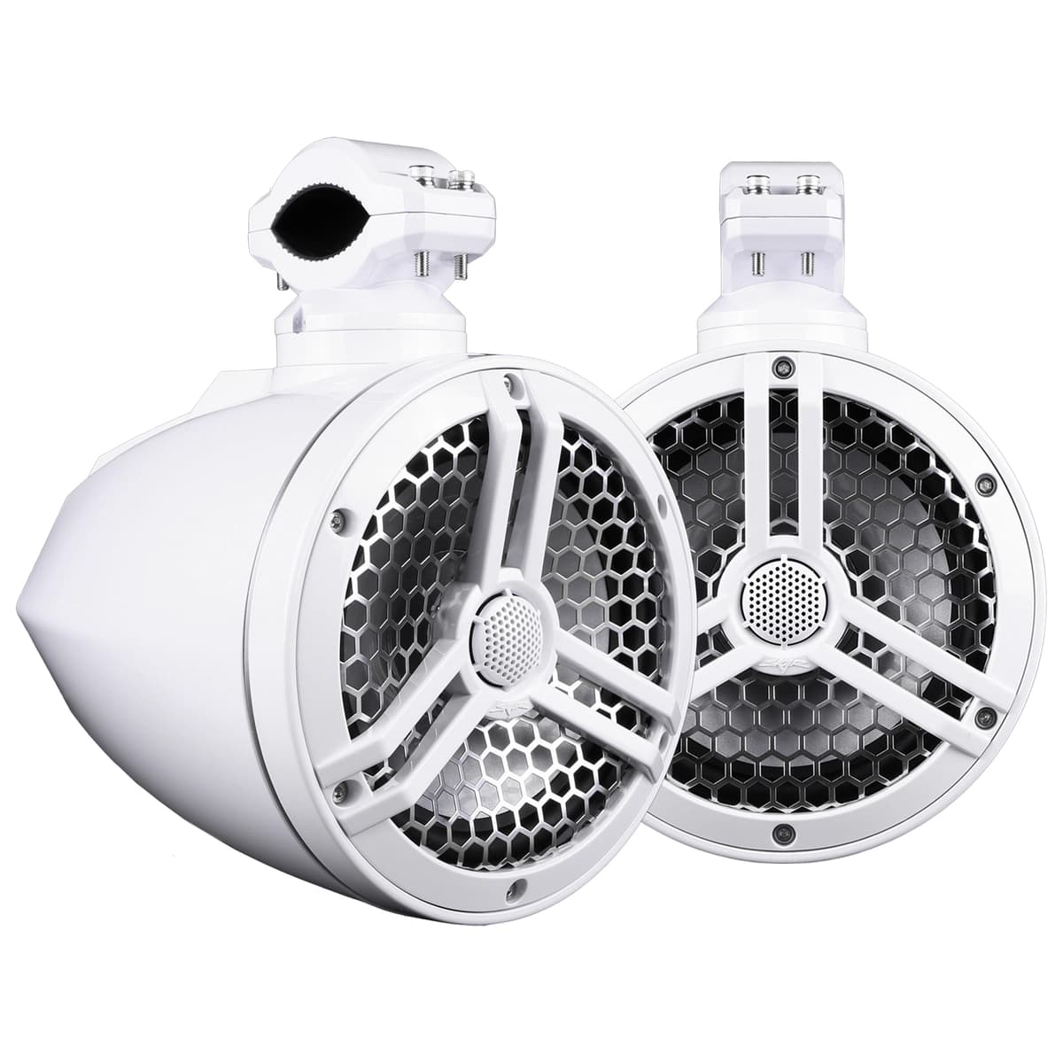 Featured Product Photo for SK65M-TWR | Marine 6.5" Full Range 2-Way 320 Watt Tower Speakers - White (Pair)