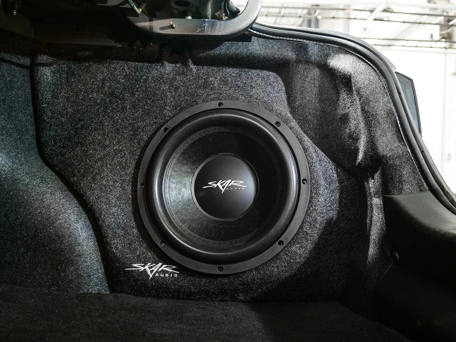 Skar Audio VS-1X12NISALT-2019-UP enclosure installation example — view 2