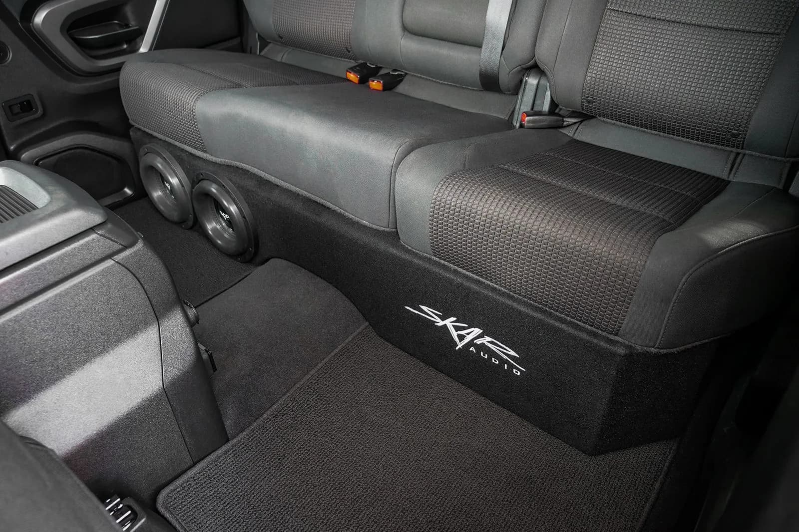 Skar Audio VS-2X8NISTTN-2004-2015-CREWCAB-V enclosure installation example — view 2