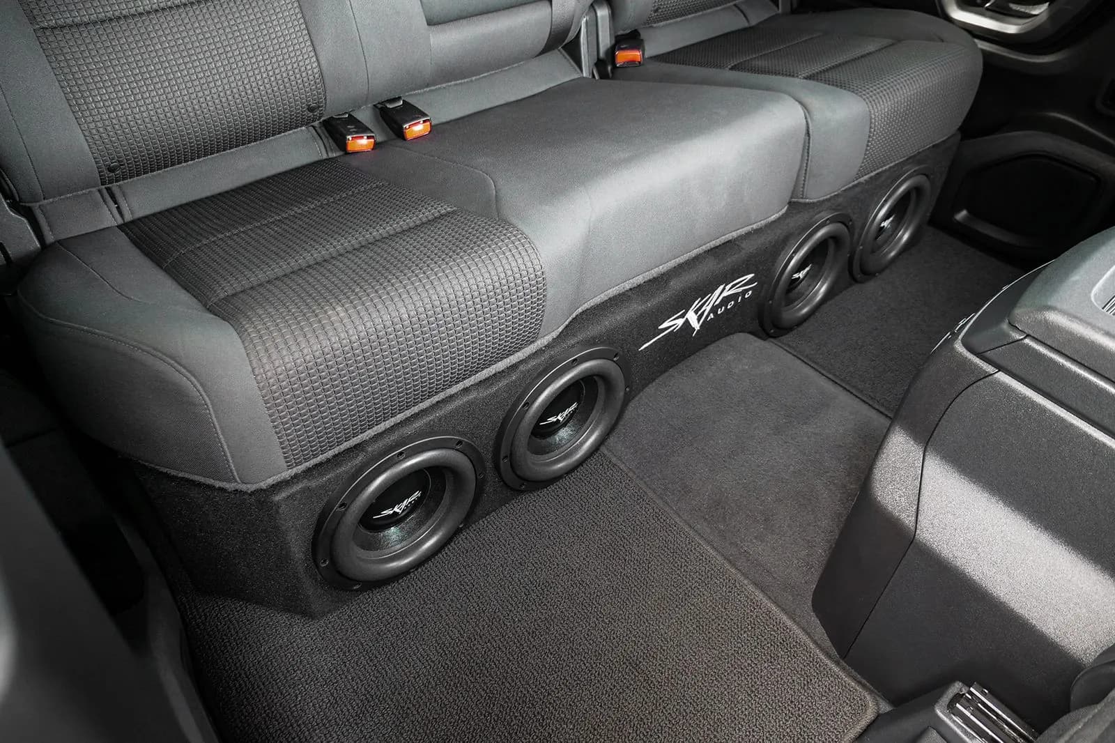 Skar Audio VS-4X8NISTTN-2004-2015-CREWCAB-V enclosure installation example — view 2