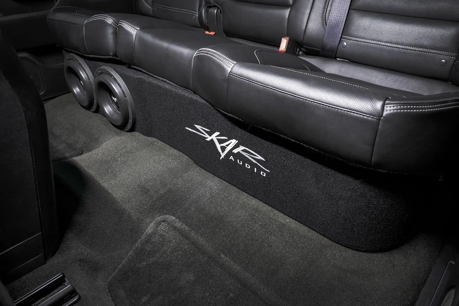 Skar Audio L-EVL-VS-2X8GM-2014-2018-CREWCAB-V enclosure installation example — view 2