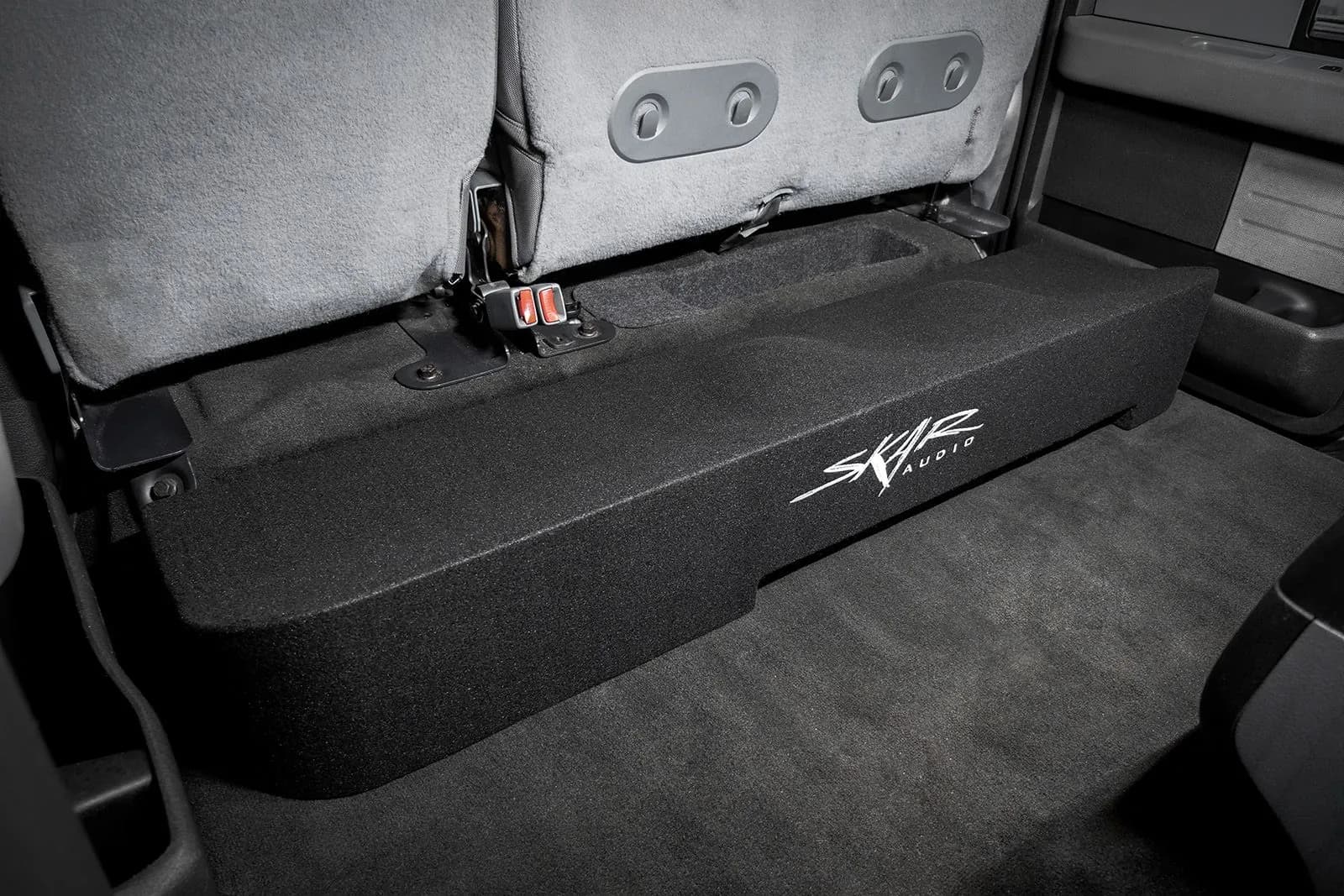 Skar Audio L-VD-VS-2X12FORD-2009-2014-SUPERCREWCAB-V enclosure installation example — view 3