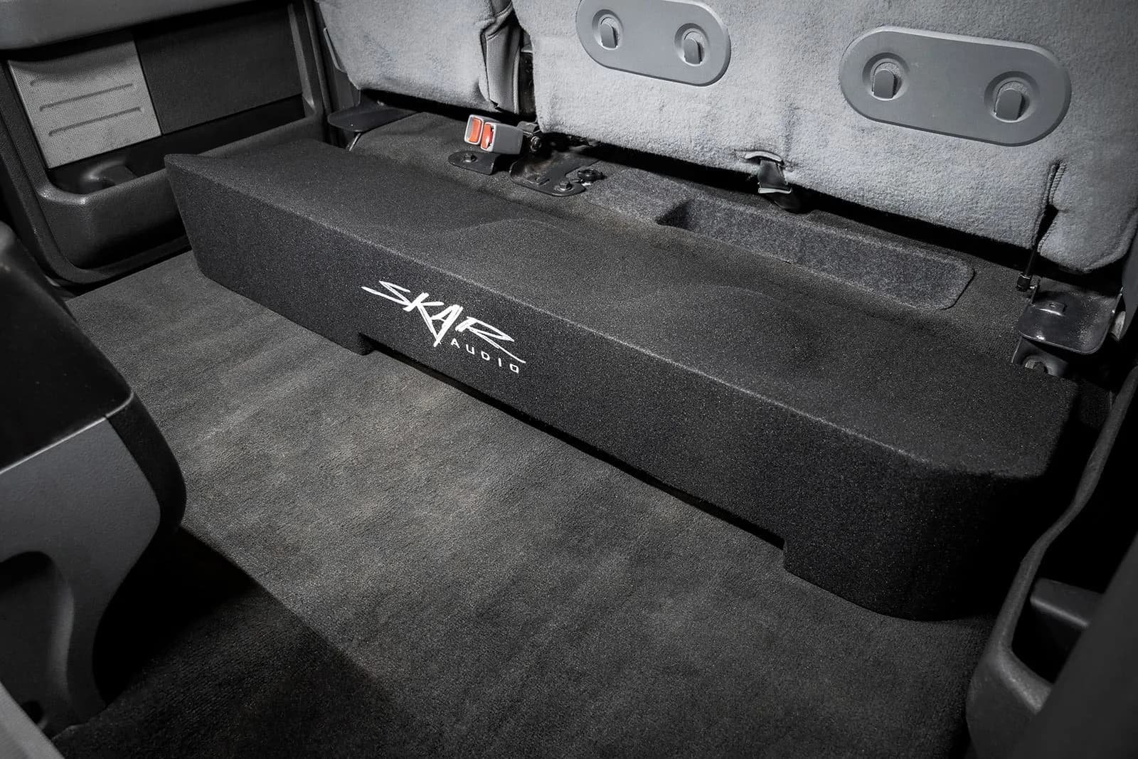 Skar Audio L-VD-VS-2X12FORD-2009-2014-SUPERCREWCAB-V enclosure installation example — view 4